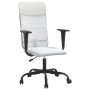 Silla de oficina altura ajustable tela malla y cuero PE blanco en Sillas de oficina | Comprar online en Foru.es