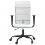 Silla de oficina altura ajustable tela malla y cuero PE blanco en Sillas de oficina | Comprar online en Foru.es