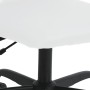 Silla de oficina altura ajustable tela malla y cuero PE blanco en Sillas de oficina | Comprar online en Foru.es