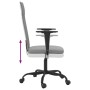 Silla de oficina altura ajustable tela gris claro en Sillas de oficina | Comprar online en Foru.es