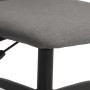 Silla de oficina altura ajustable tela gris oscuro en Sillas de oficina | Comprar online en Foru.es