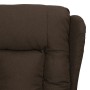 Sillón elevable tela marrón oscuro en Sillones | Comprar online en Foru.es