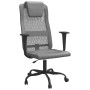 Silla de oficina altura ajustable tela malla y cuero PE gris en Sillas de oficina | Comprar online en Foru.es