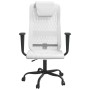 Silla de oficina altura ajustable tela malla y cuero PE blanco en Sillas de oficina | Comprar online en Foru.es