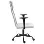 Silla de oficina altura ajustable tela malla y cuero PE blanco en Sillas de oficina | Comprar online en Foru.es