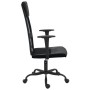Silla de oficina altura ajustable tela malla y cuero PE negro en Sillas de oficina | Comprar online en Foru.es
