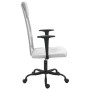 Silla de oficina altura ajustable tela malla y cuero PE blanco en Sillas de oficina | Comprar online en Foru.es
