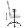 Silla de oficina altura ajustable tela malla y cuero PE blanco en Sillas de oficina | Comprar online en Foru.es