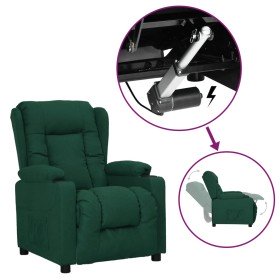 Sillón elevable tela verde oscuro en Sillones | Comprar online en Foru.es
