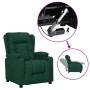 Sillón elevable tela verde oscuro en Sillones | Comprar online en Foru.es