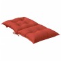 Cojines silla respaldo bajo 2 ud tela rojo melange 100x50x7 cm en Decoración | Comprar online en Foru.es