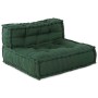 Sofá modular tela verde 70x70x54 en Decoración | Comprar online en Foru.es