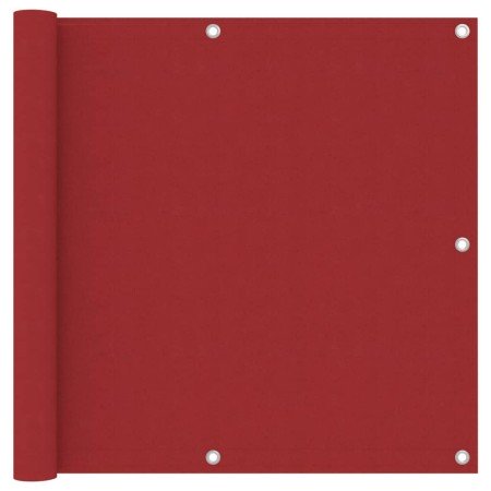 Toldo para balcón tela oxford rojo 90x600 cm en Sombrillas | Comprar online en Foru.es