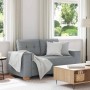 Sofá Loveseat gris claro 120 cm de tela en Sofás | Comprar online en Foru.es