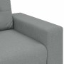 Sofá Loveseat gris claro 120 cm de tela en Sofás | Comprar online en Foru.es