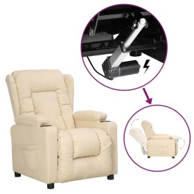 Sillón elevable tela crema en Sillones | Comprar online en Foru.es