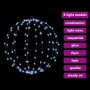 Bola con 120 LED frío 40 cm Metal en Decoración Festiva y Estacional | Comprar online en Foru.es