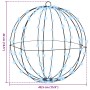 Bola con 120 LED frío 40 cm Metal en Decoración Festiva y Estacional | Comprar online en Foru.es