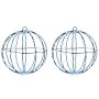 Bola con 192 LED 2 pcs frío 30 cm Metal en Decoración Festiva y Estacional | Comprar online en Foru.es