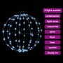 Bola con 192 LED 2 pcs frío 30 cm Metal en Decoración Festiva y Estacional | Comprar online en Foru.es
