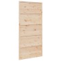Puerta de granero madera maciza de pino 100x208 cm en Puertas | Comprar online en Foru.es