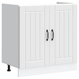 Mueble bajo fregadero Lucca madera contrachapada blanca en Armarios de cocina | Comprar online en Foru.es