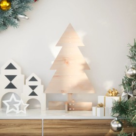 Árbol de Navidad de madera de adorno madera maciza pino 60 cm en Decoración Festiva y Estacional | Comprar online en Foru.es