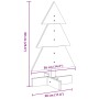 Árbol de Navidad de madera de adorno madera maciza pino 60 cm en Decoración Festiva y Estacional | Comprar online en Foru.es