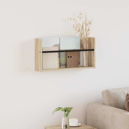 Estante de revistas con estante Roble Sonoma 60 x 12 x 30 cm en Revisteros | Comprar online en Foru.es