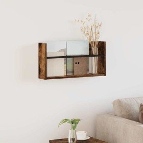 Estante de revistas con estante Roble ahumado 60 x 12 x 30 cm en Revisteros | Comprar online en Foru.es