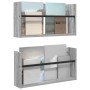 Estante de revistas 2 pcs Gris Sonoma 60 x 12 x 30 cm en Revisteros | Comprar online en Foru.es