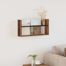 Estante de revistas con estante Madera vieja 60 x 12 x 30 cm en Revisteros | Comprar online en Foru.es