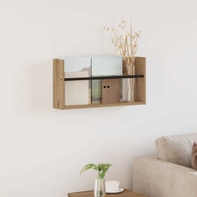 Estante de revistas con estante Roble artesanal 60 x 12 x 30 cm en Revisteros | Comprar online en Foru.es