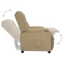 Sillón elevable cuero sintético color capuchino en Sillones | Comprar online en Foru.es