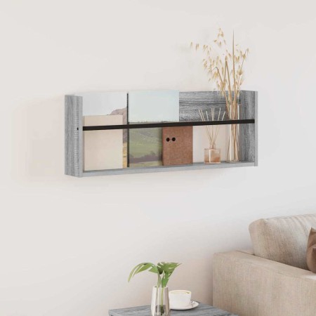 Estante de revistas con estante Gris Sonoma 80 x 12 x 30 cm en Revisteros | Comprar online en Foru.es