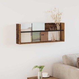 Estante de revistas con estante Madera vieja 80 x 12 x 30 cm en Revisteros | Comprar online en Foru.es