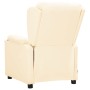 Sillón elevable cuero sintético crema en Sillones | Comprar online en Foru.es