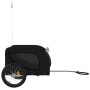 Remolque de bicicleta mascotas hierro tela Oxford negro de vidaXL, Cochecitos para mascotas - Ref: Foro24-94010, Precio: 118,...