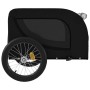 Remolque de bicicleta mascotas hierro tela Oxford negro de vidaXL, Cochecitos para mascotas - Ref: Foro24-94010, Precio: 118,...