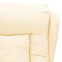 Sillón elevable cuero sintético crema en Sillones | Comprar online en Foru.es