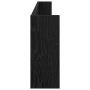 Estante de revistas 2 pcs Roble Negro 100 x 12 x 30 cm en Revisteros | Comprar online en Foru.es