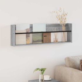 Estante de revistas con estante Gris Sonoma 100 x 12 x 30 cm en Revisteros | Comprar online en Foru.es