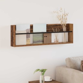 Estante de revistas con estante Madera vieja 100 x 12 x 30 cm en Revisteros | Comprar online en Foru.es