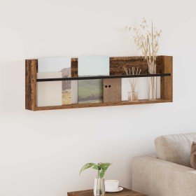 Estante de revistas con estante Madera vieja 100 x 12 x 30 cm en Revisteros | Comprar online en Foru.es