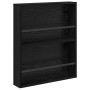 Estante de revistas con estante Roble Negro 60 x 12 x 70 cm en Revisteros | Comprar online en Foru.es