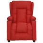 Sillón elevable cuero sintético rojo tinto en Sillones | Comprar online en Foru.es