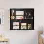 Estante de revistas con estante Roble Negro 80 x 12 x 70 cm en Revisteros | Comprar online en Foru.es