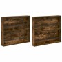 Estante de revistas 2 pcs Roble ahumado 80 x 12 x 70 cm en Revisteros | Comprar online en Foru.es