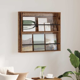 Estante de revistas con estante Madera vieja 80 x 12 x 70 cm en Revisteros | Comprar online en Foru.es