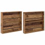 Estante de revistas 2 pcs Madera vieja 80 x 12 x 70 cm en Revisteros | Comprar online en Foru.es